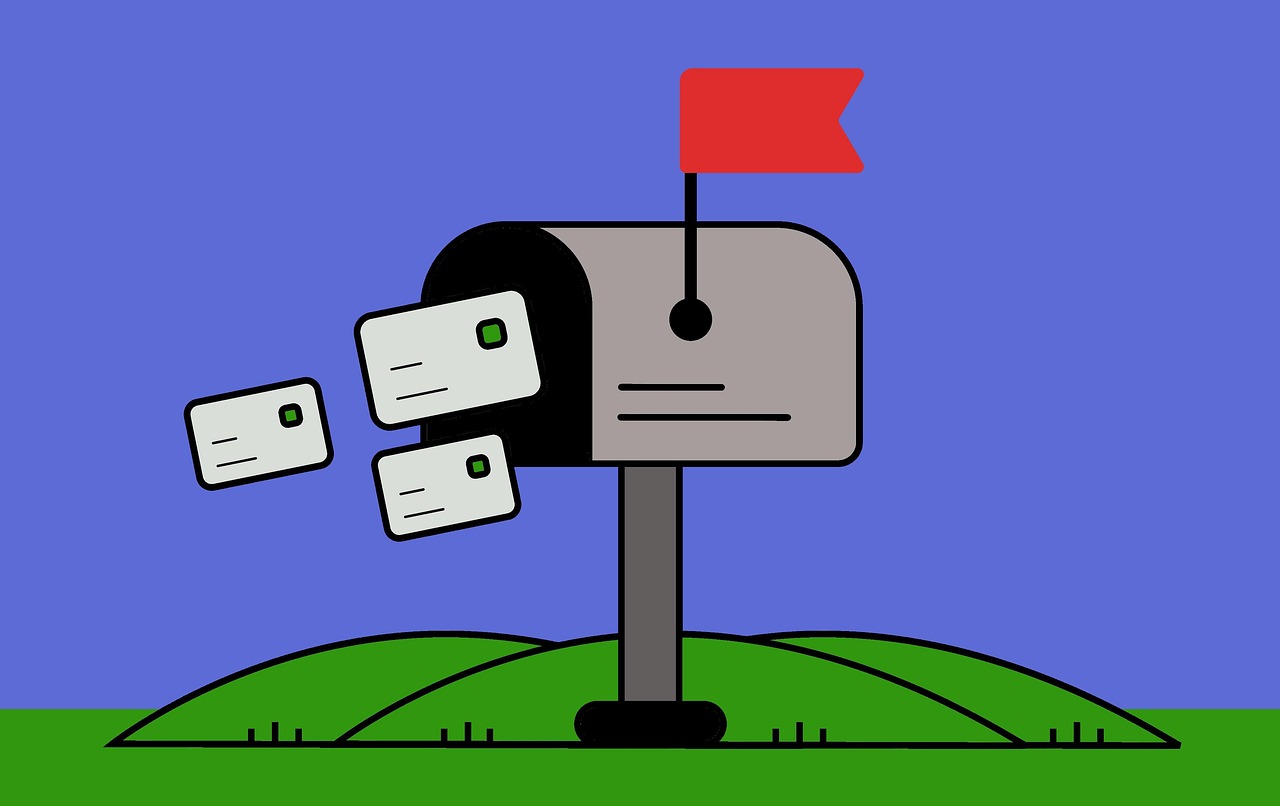 Grey Mailbox on grass